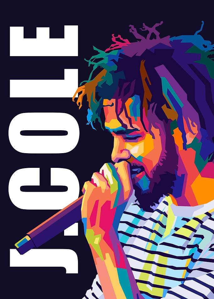 J Cole Wpap Pop Art