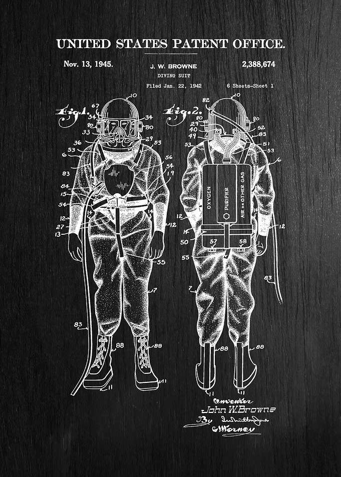 44 Diving Suit Patent 194