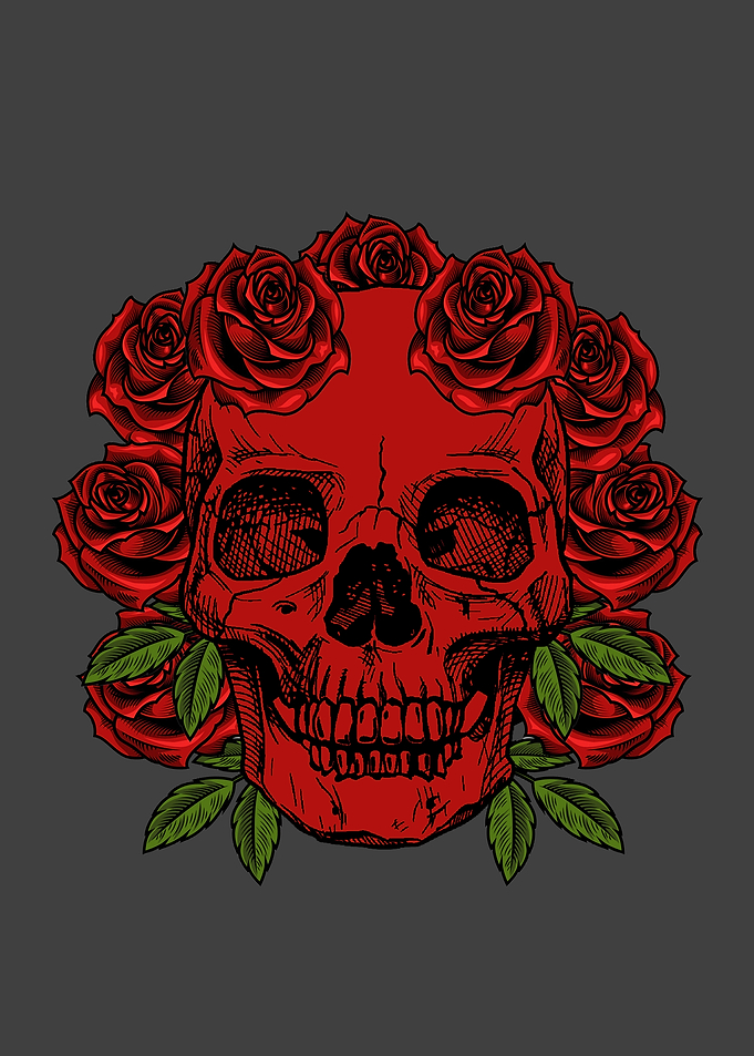 Skull roses