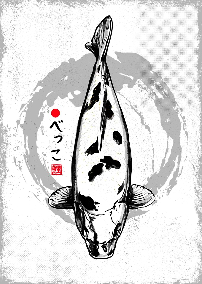 Bekko Koi Fish