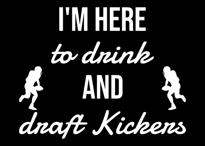 Here to Drink Draft Kicker