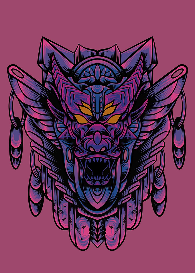pink dragon