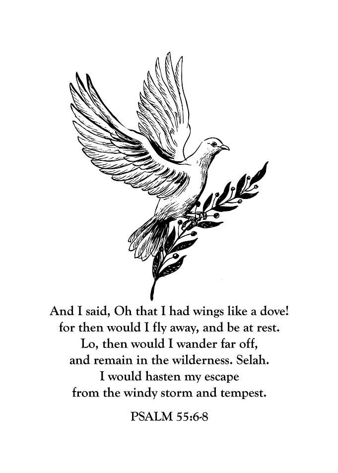 Psalm 55 6 8