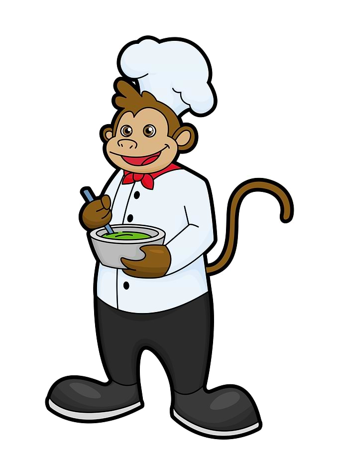 Monkey Chef Bowl