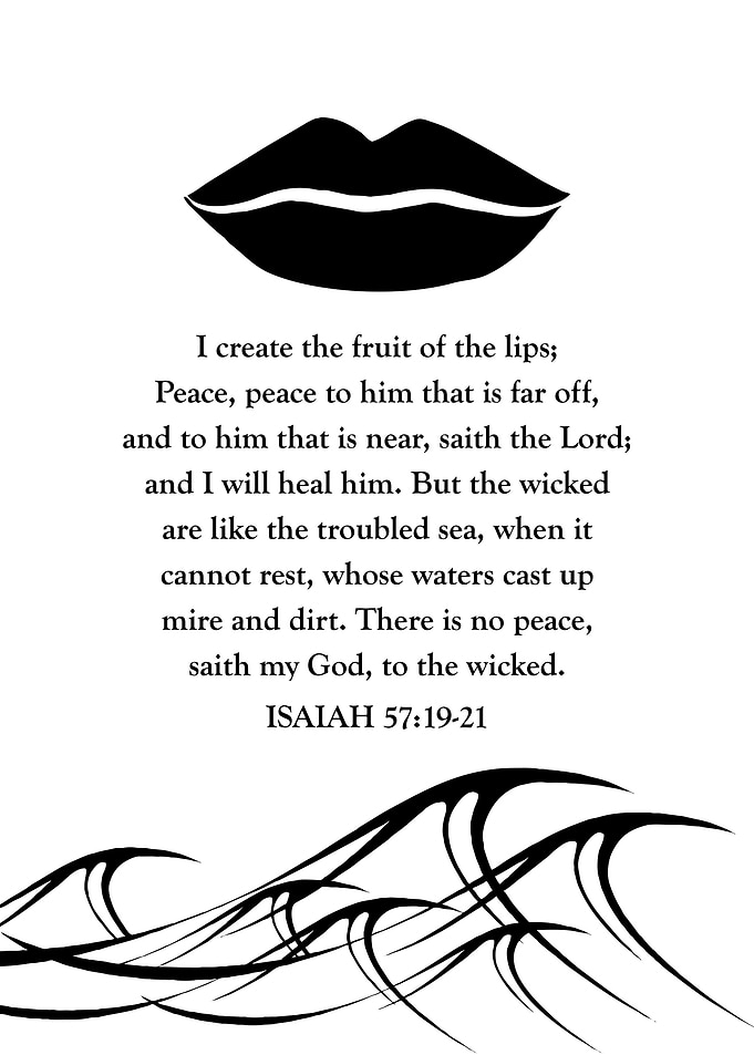 Isaiah 57 19 21