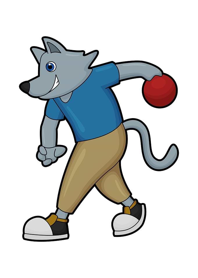 Dog Bowling Bowling ball