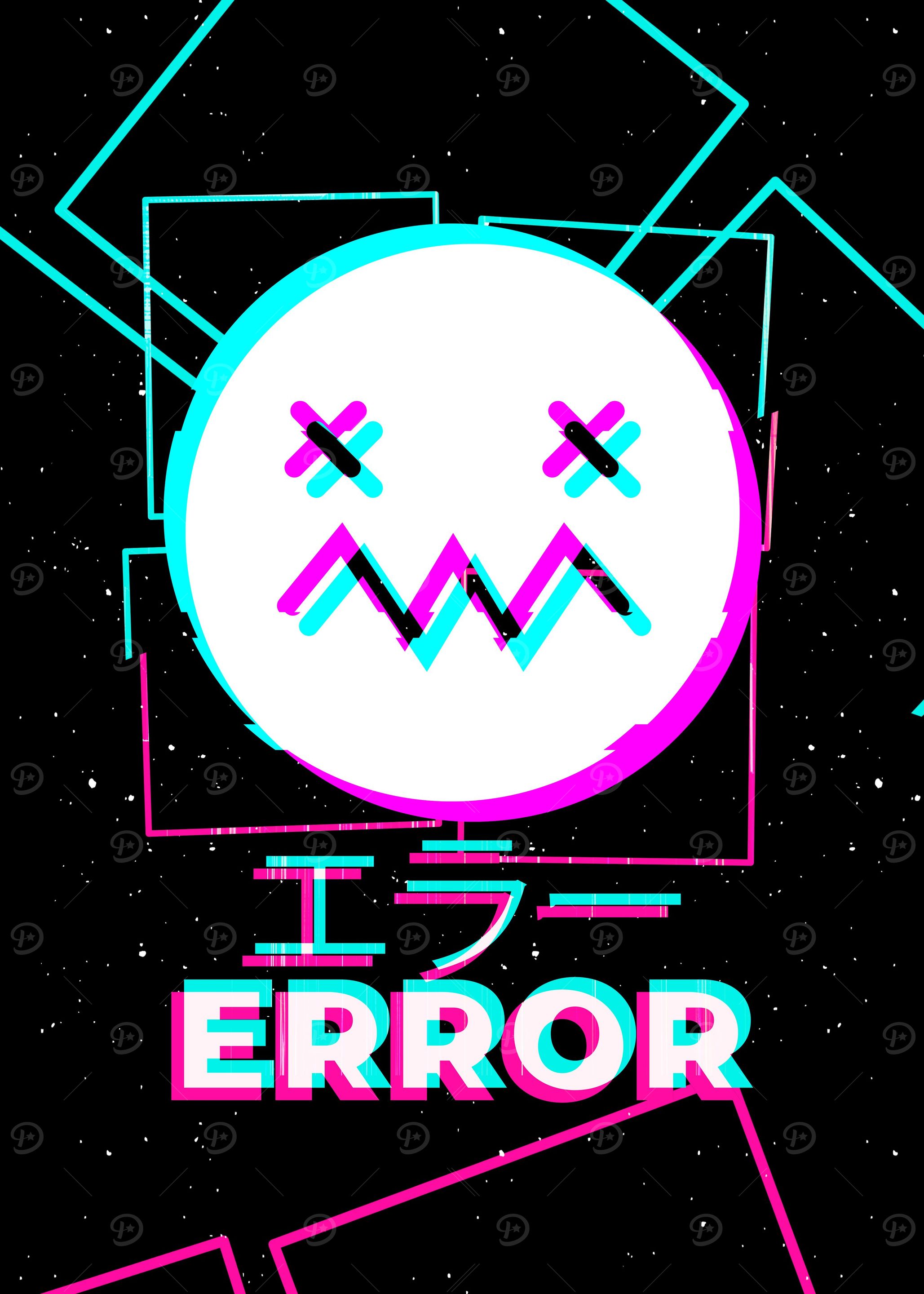 Japanese Glitch Error