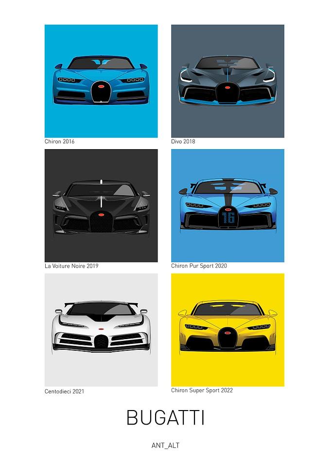 Bugatti Moderns