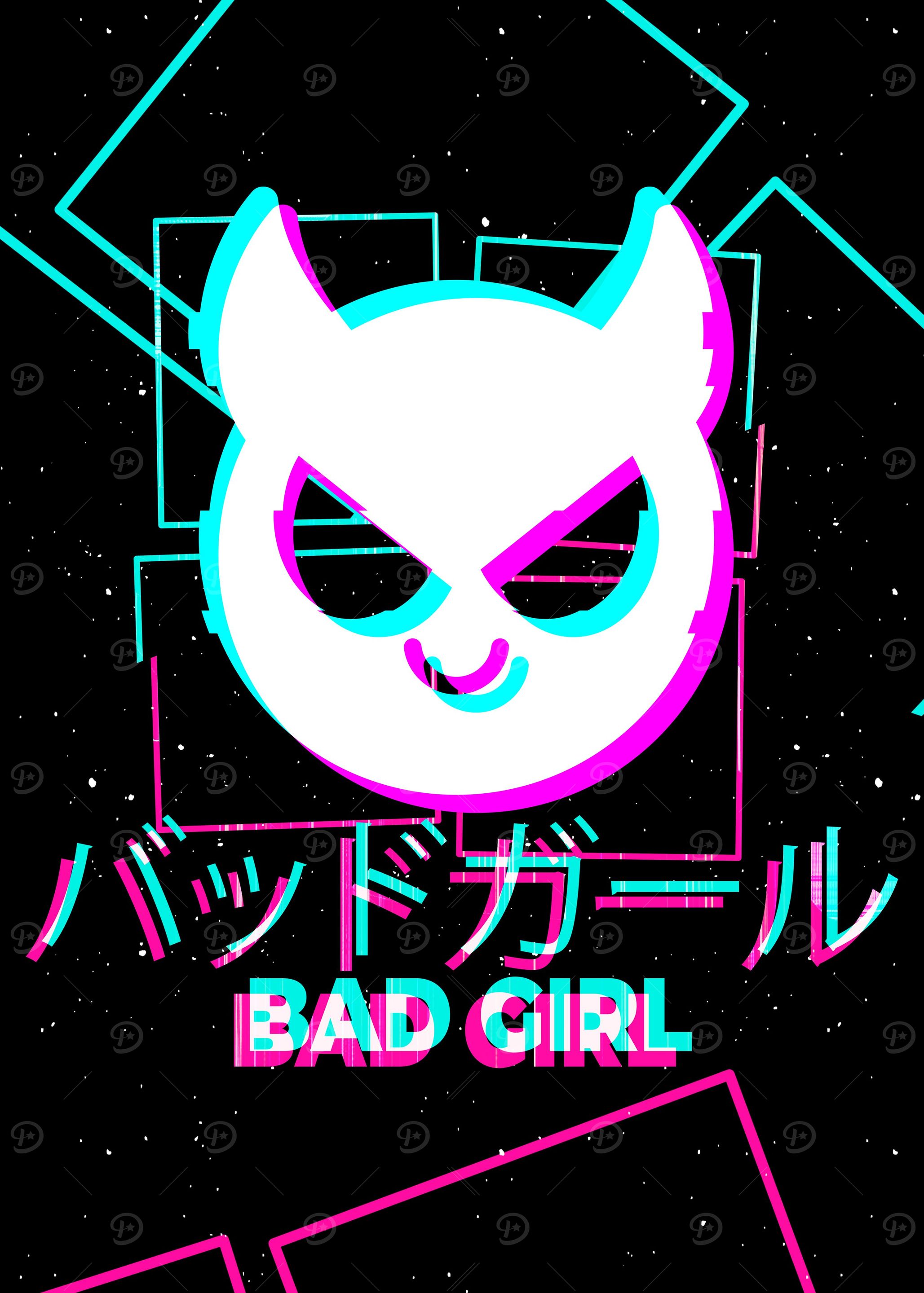 Japanese Glitch Bad Girl