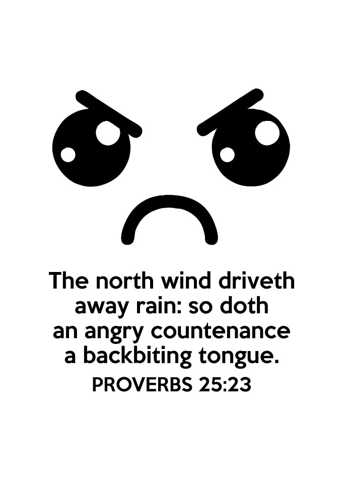 Proverbs 25 23