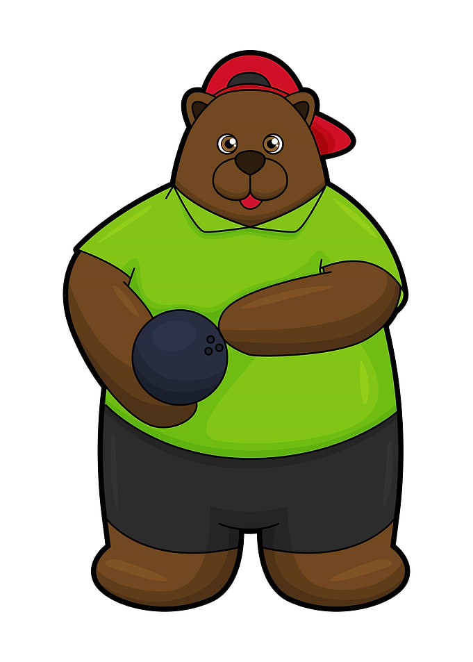 Bear Bowling Bowling ball