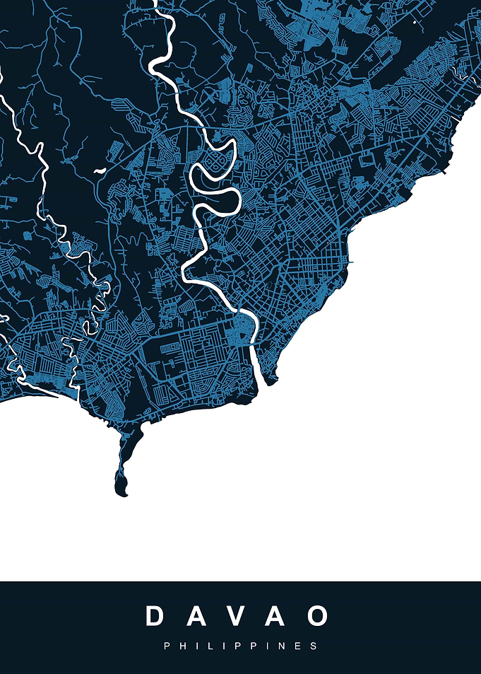 DAVAO Map Philippines