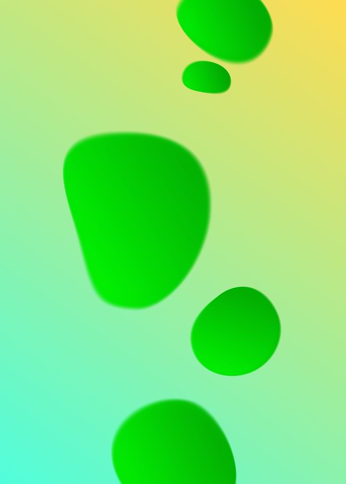 Lava Lamp Vibes in Green