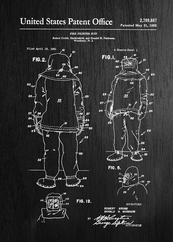 57 Firefighter Suit Paten
