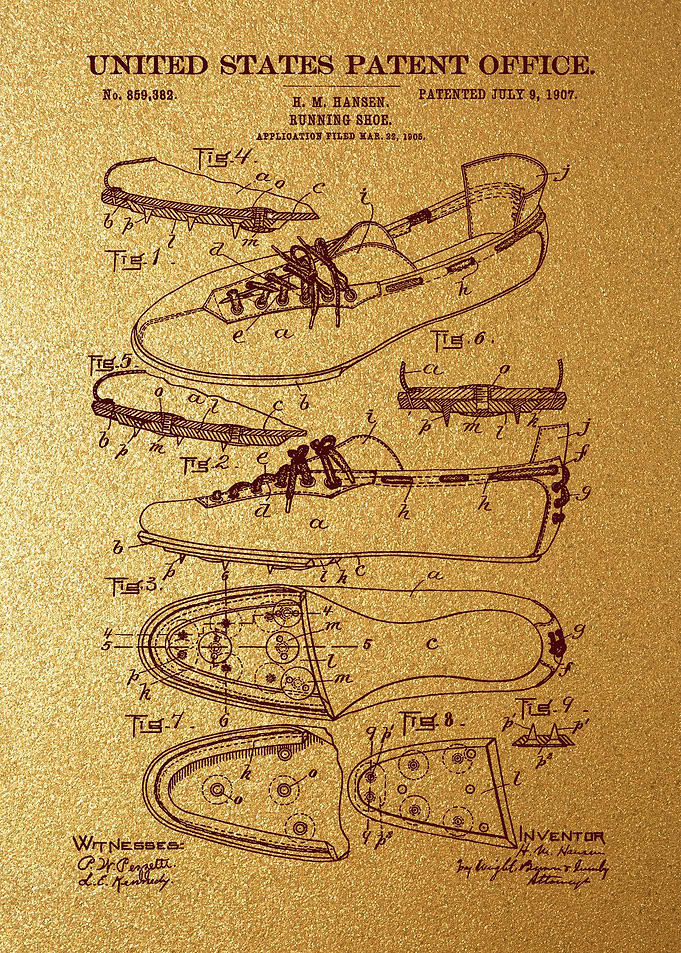 41 Running Shoe Patent Pr