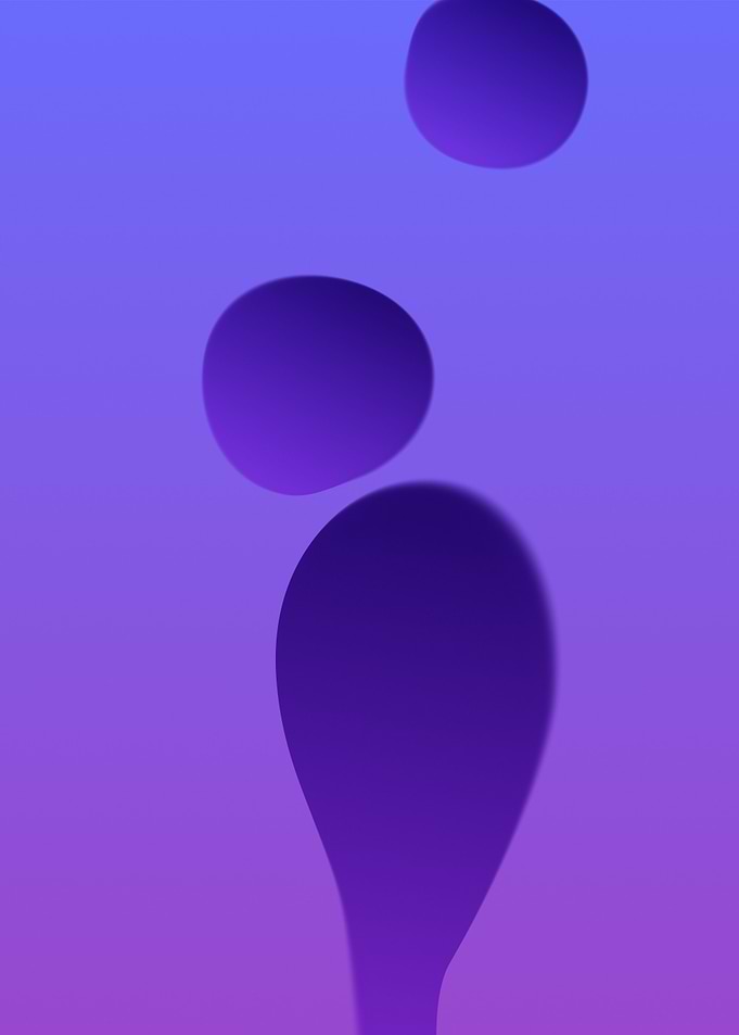 Lava Lamp Vibes in Purple