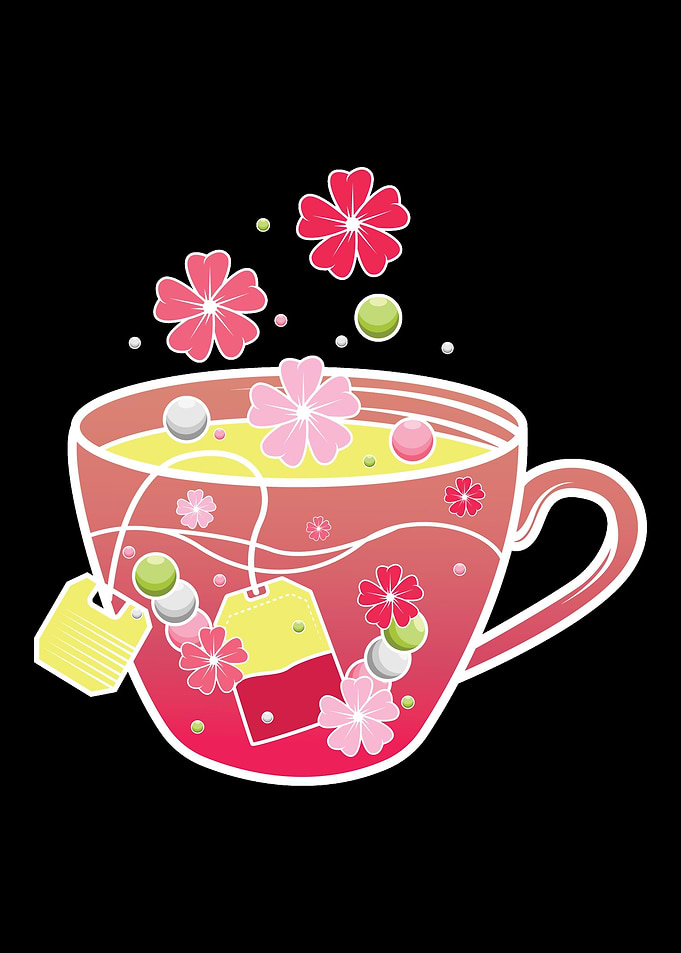 Sakura Flowers Japanese Te