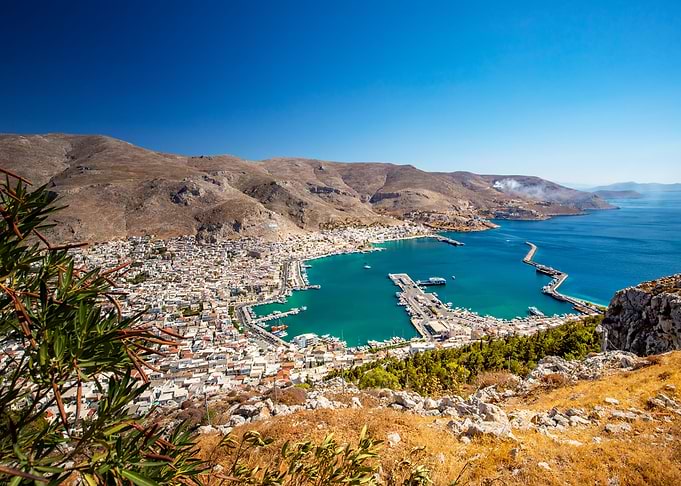 Seascape on a Greek island