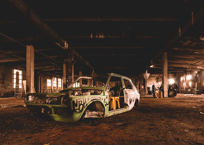 The old car