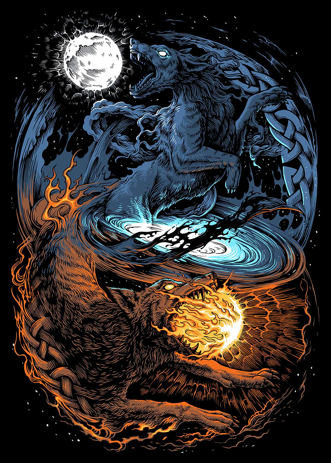 Norse Viking Wolves Myth