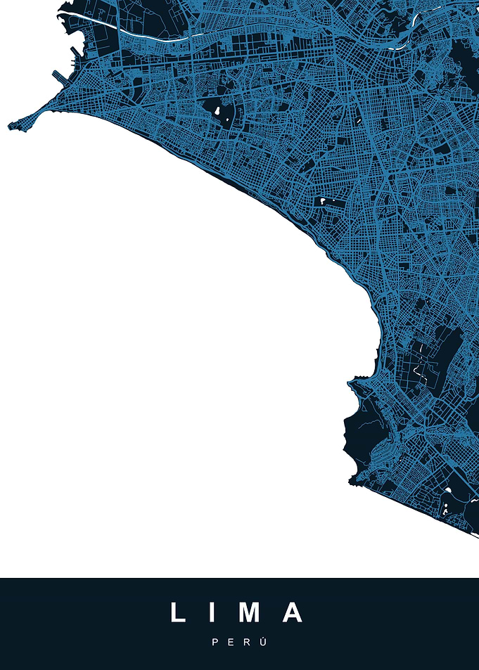 LIMA Map Peru
