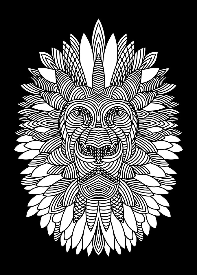 lion art