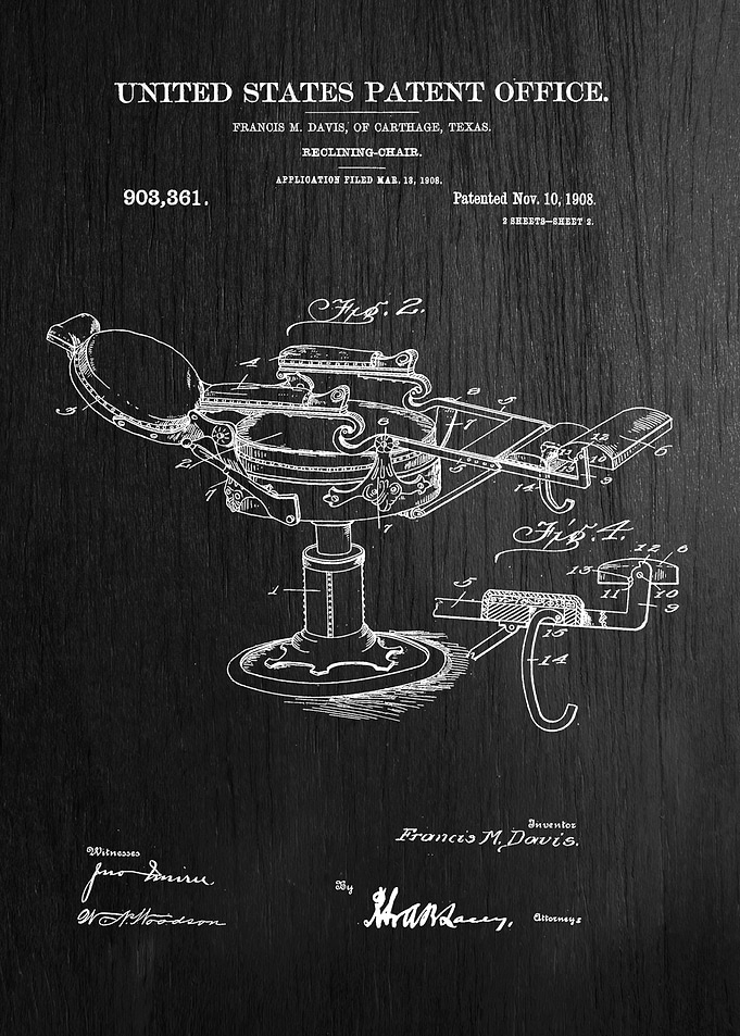 55 Reclining Chair Patent