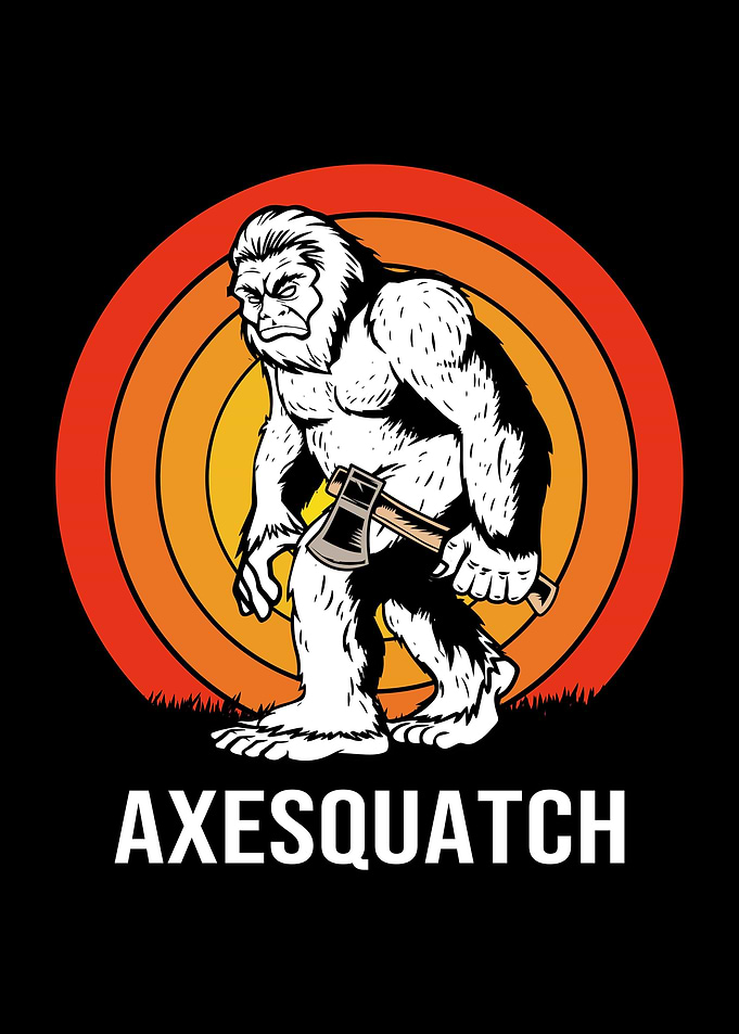 Axe Throwing Bigfoot