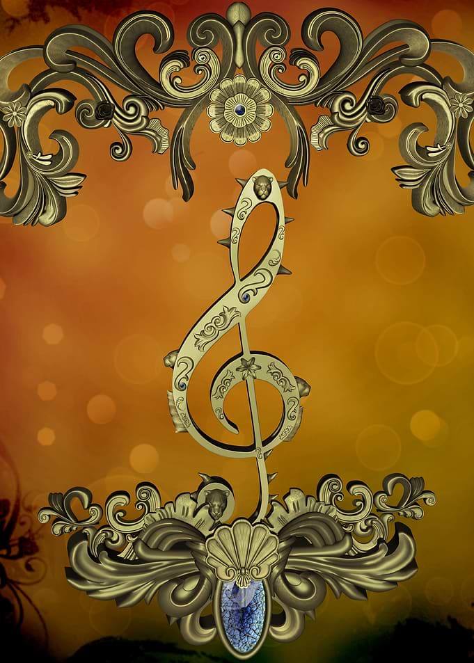 Elegant clef