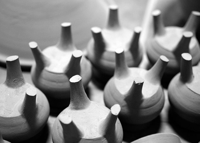Pottery closeup