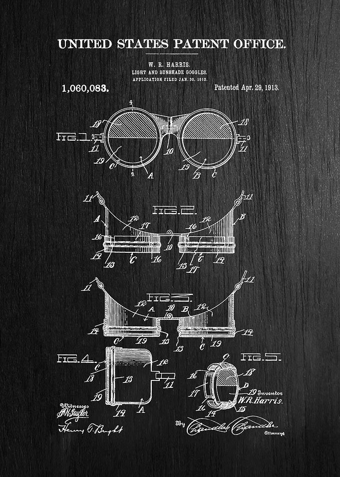 51 Vintage Goggles Patent