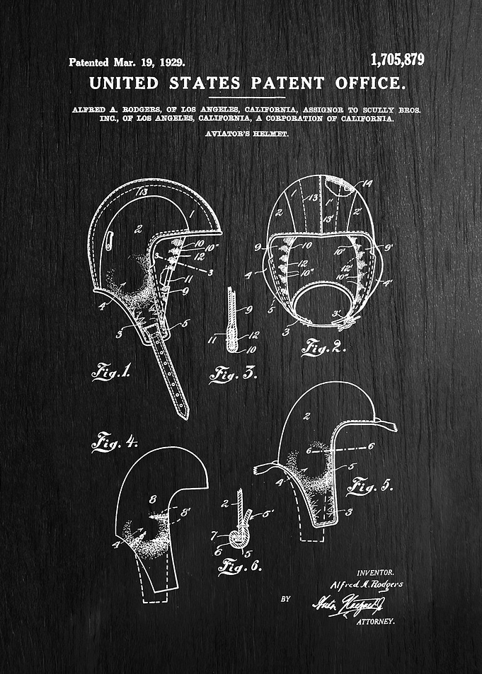 61 Aviators Helmet Paten