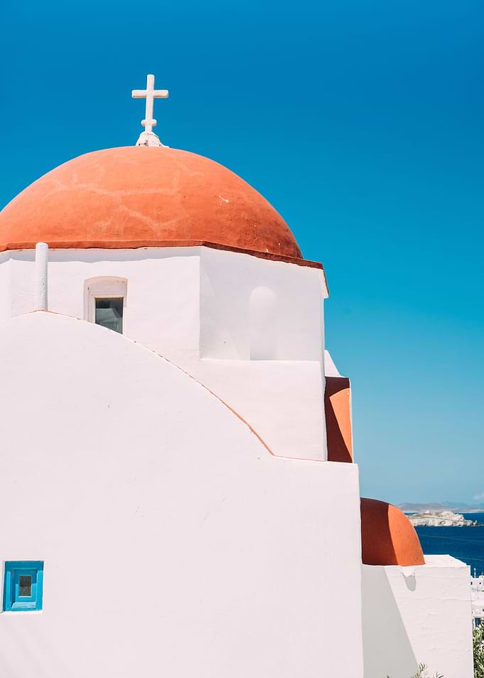 Orange Dome Church Greece