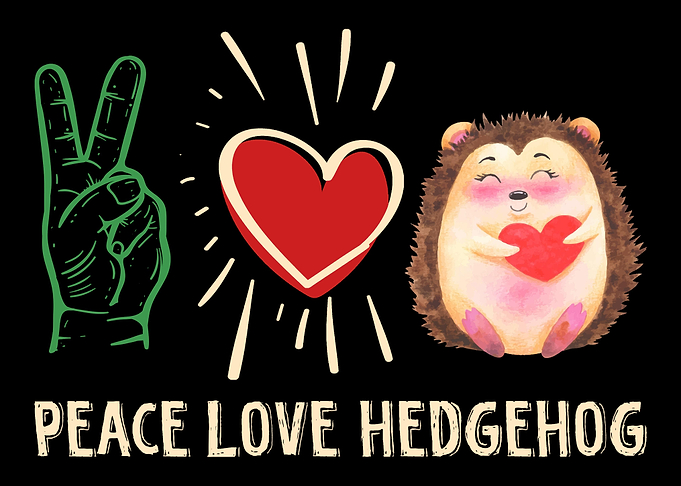 Funny Hedgehog Fun Lovers