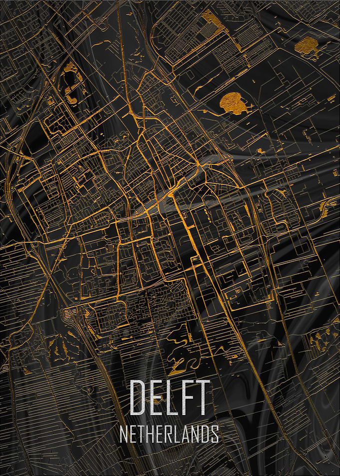 Delft Netherlands Map