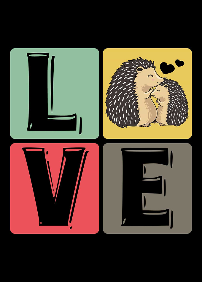 Funny Hedgehog Fun Lovers