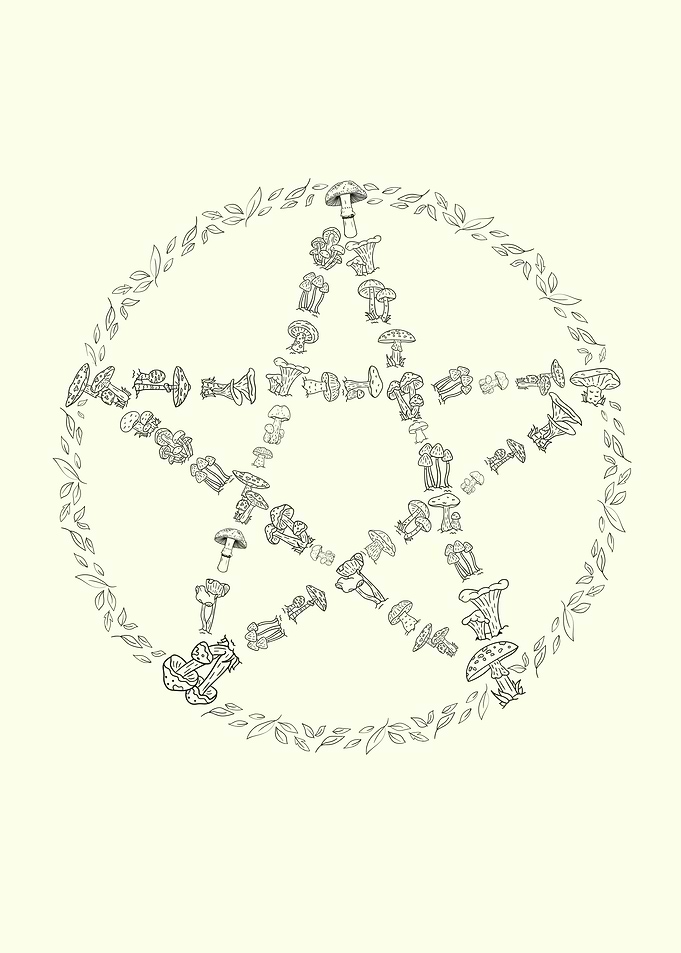 Cottagecore Pentagram