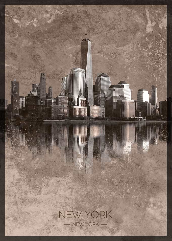New York Skyline Portrait