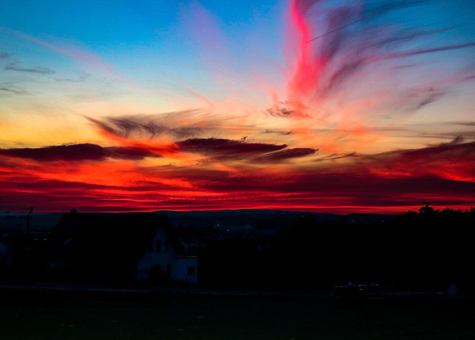 Autumn sunset