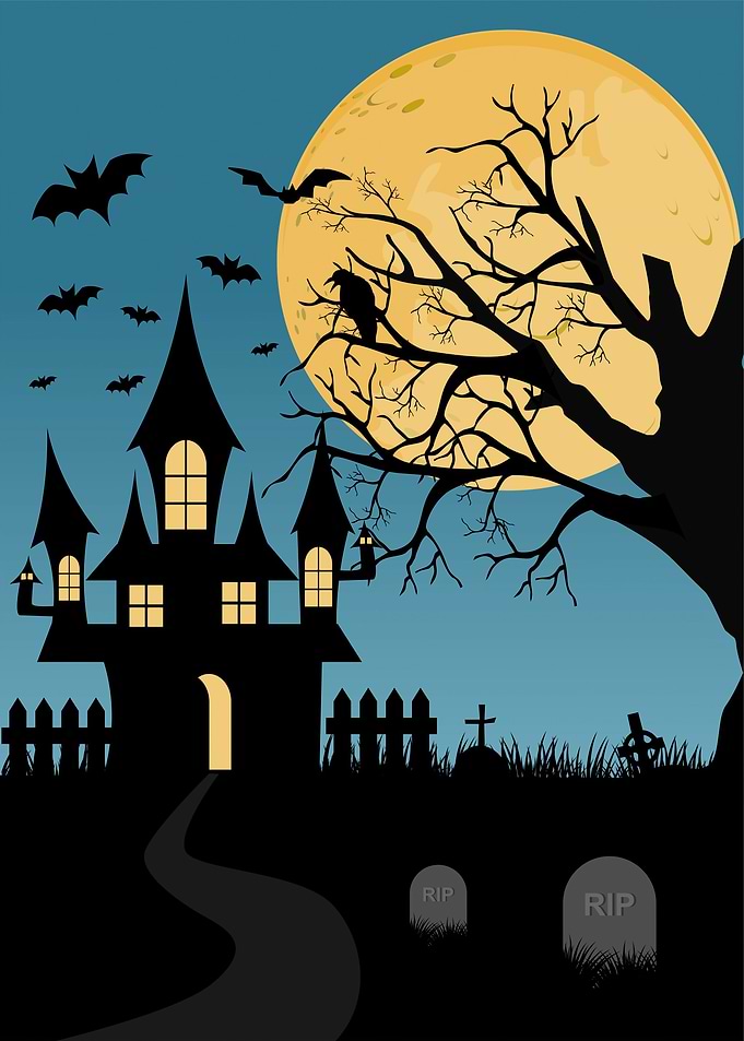 Halloween party art