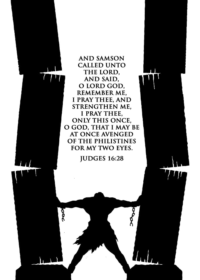 Judges 16 28
