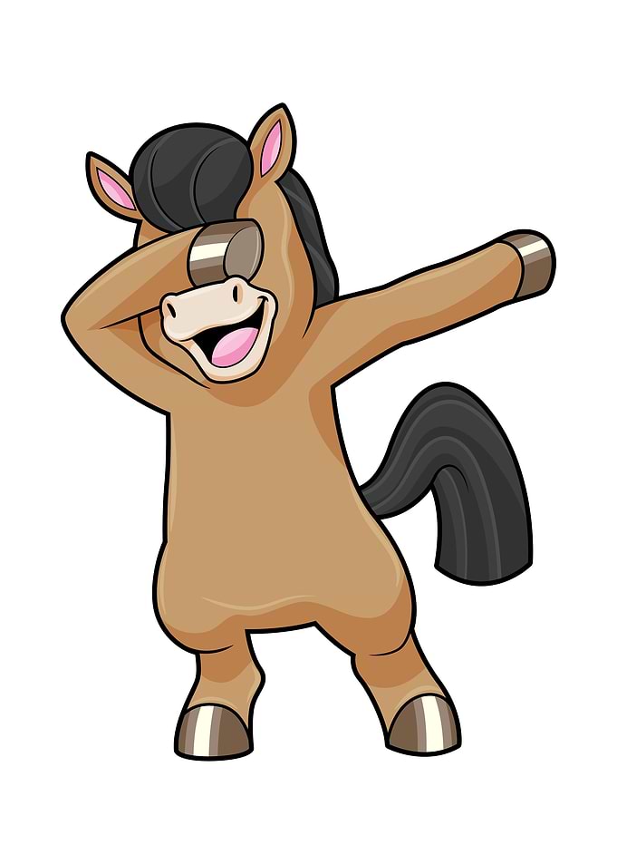 Horse Hip Hop Dance Dab