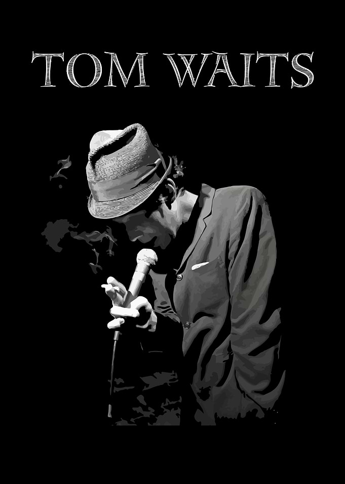 Tom Waits on Stage