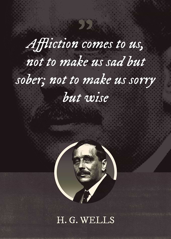 Affliction comes to us