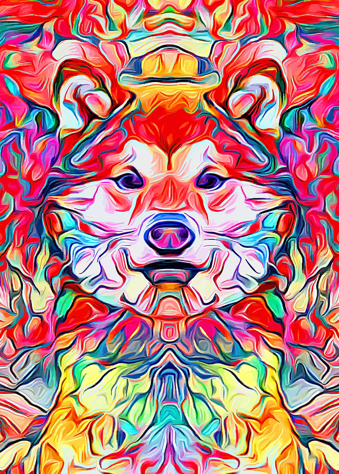 Shiba Painting