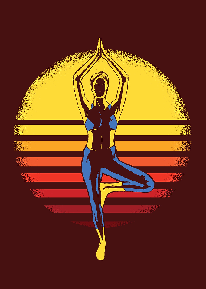 retro yoga