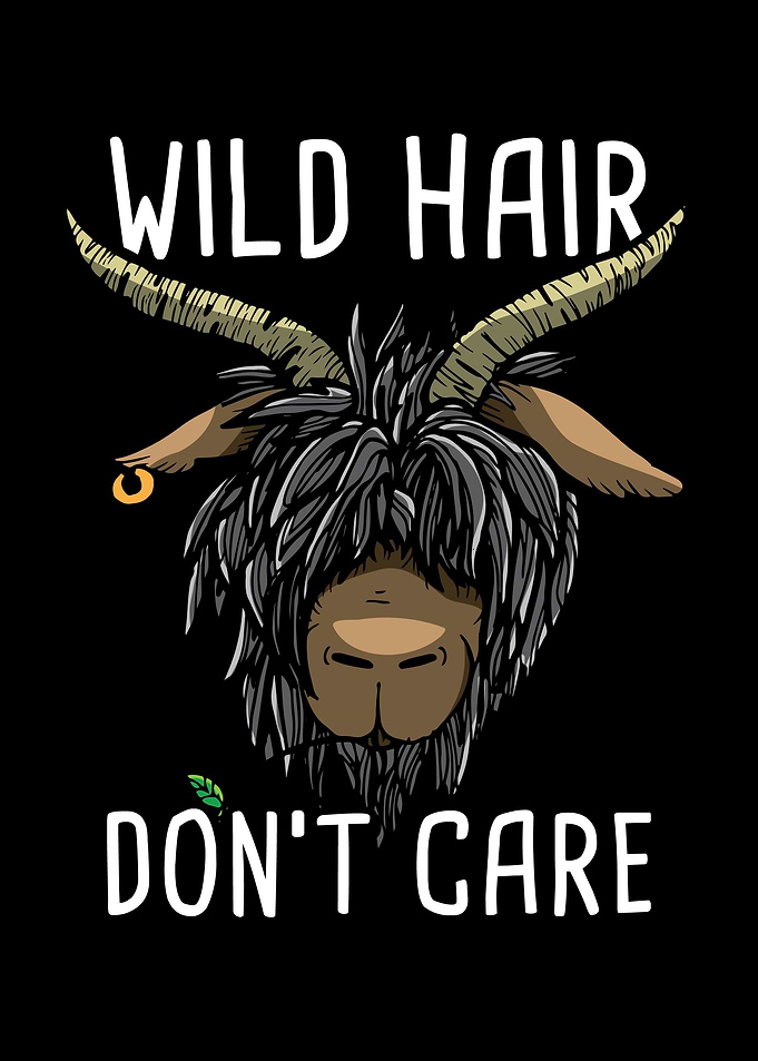 Wild Hair Dont Care Goat