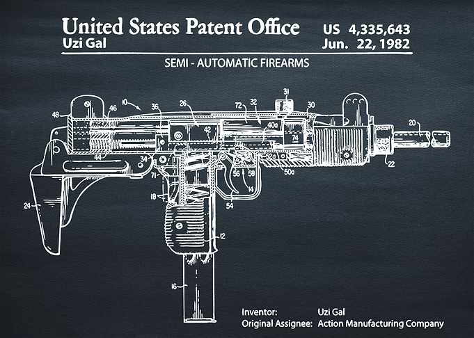 1982 Uzi Submachine Gun