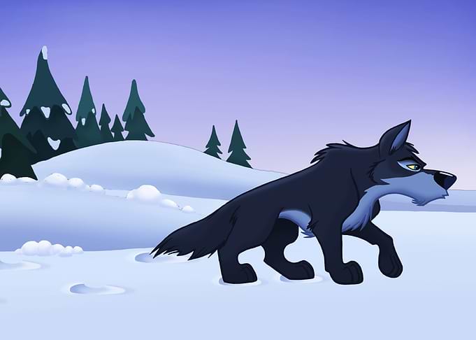 Wolf on the prowl