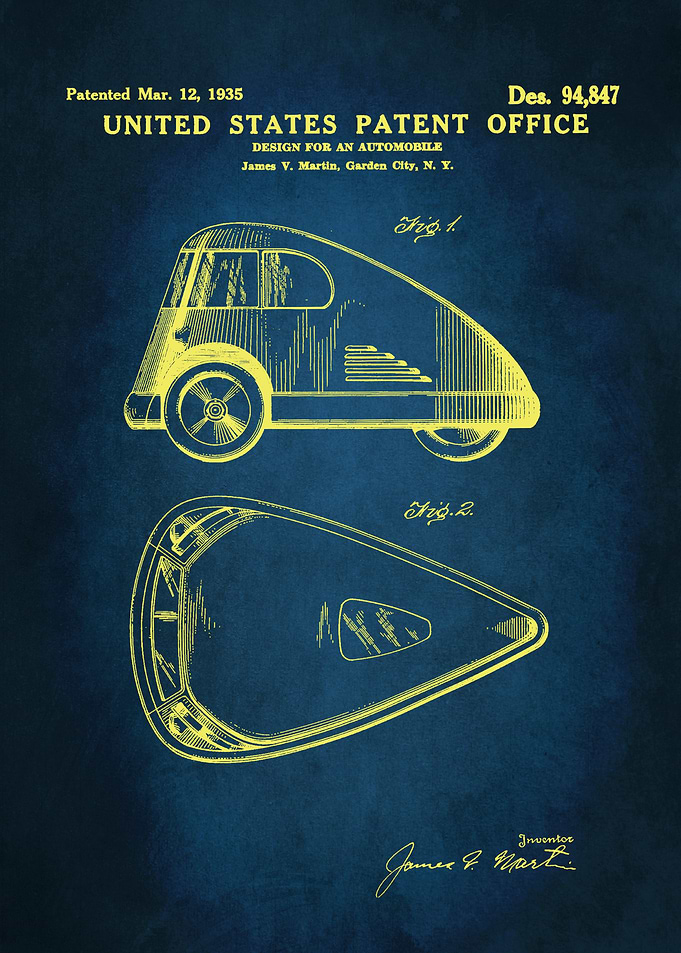 36 1935 Three Wheel Vehic